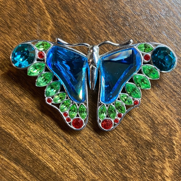 Colorful Butterfly Brooch Set - Picture 9 of 11